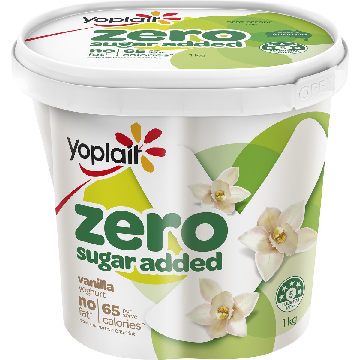 Yoplait Forme Zero No Added Sugar Yoghurt French Vanilla 1kg